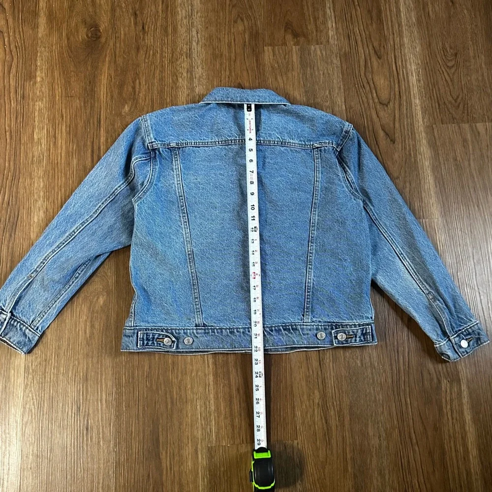 Levis Trucker Jacket Mens Large Blue Good Denim WaterLess Classic Americana